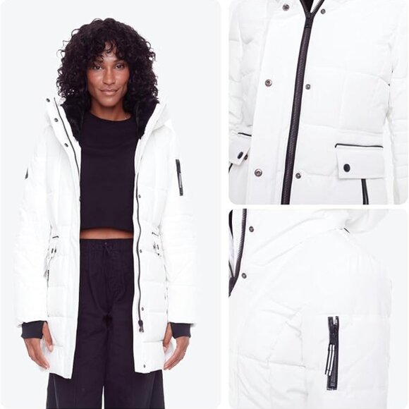 ❄️❄️Alpine North Vegan Down Mid-Length Parka Coat Alpine North XL NWOT - Picture 5 of 10